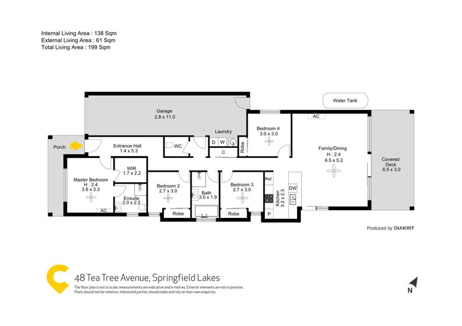 Floorplan of Homely house listing, 48 Tea Trees Avenue, Springfield Lakes QLD 4300