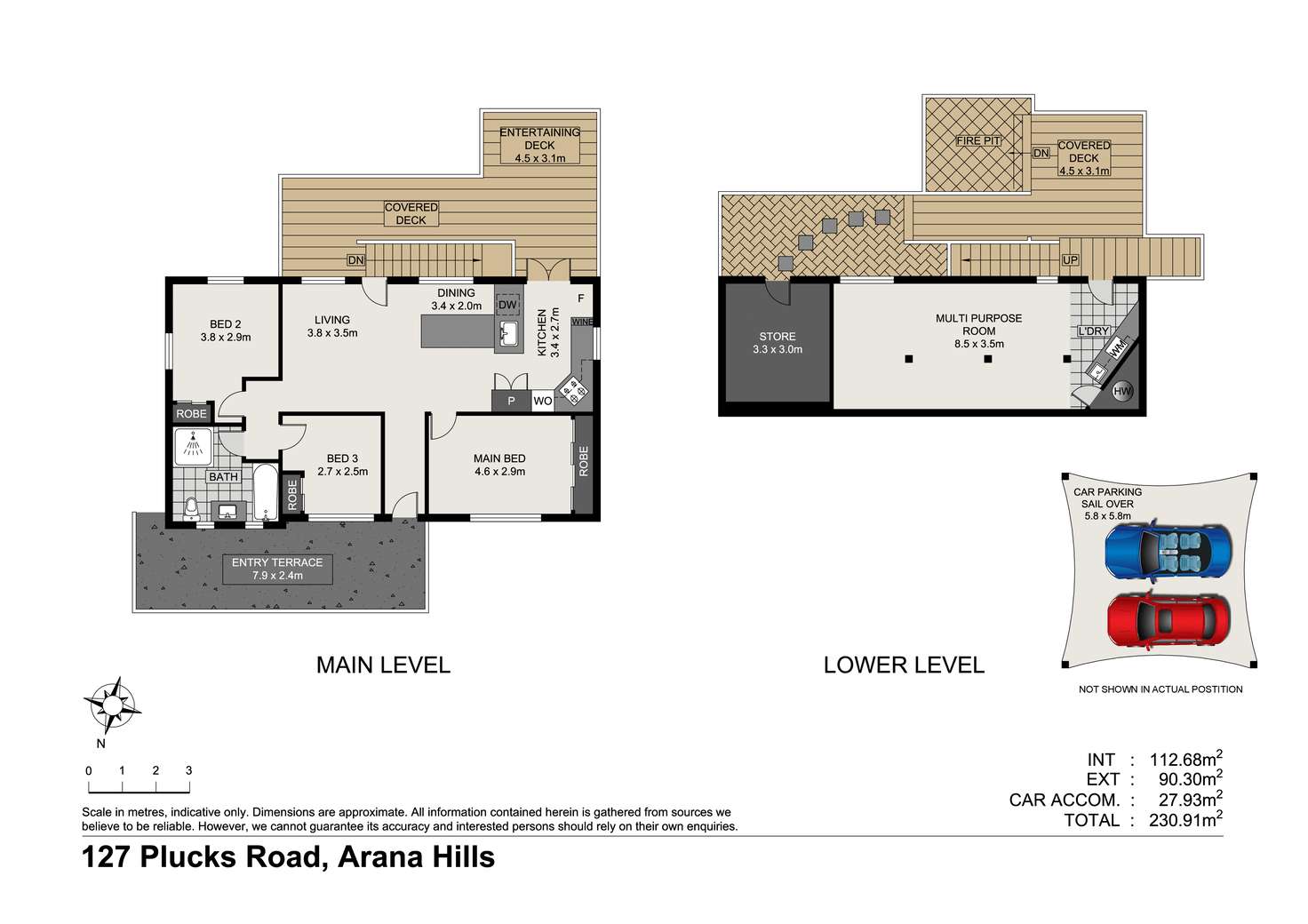 Floorplan of Homely house listing, 127 Plucks Road, Arana Hills QLD 4054