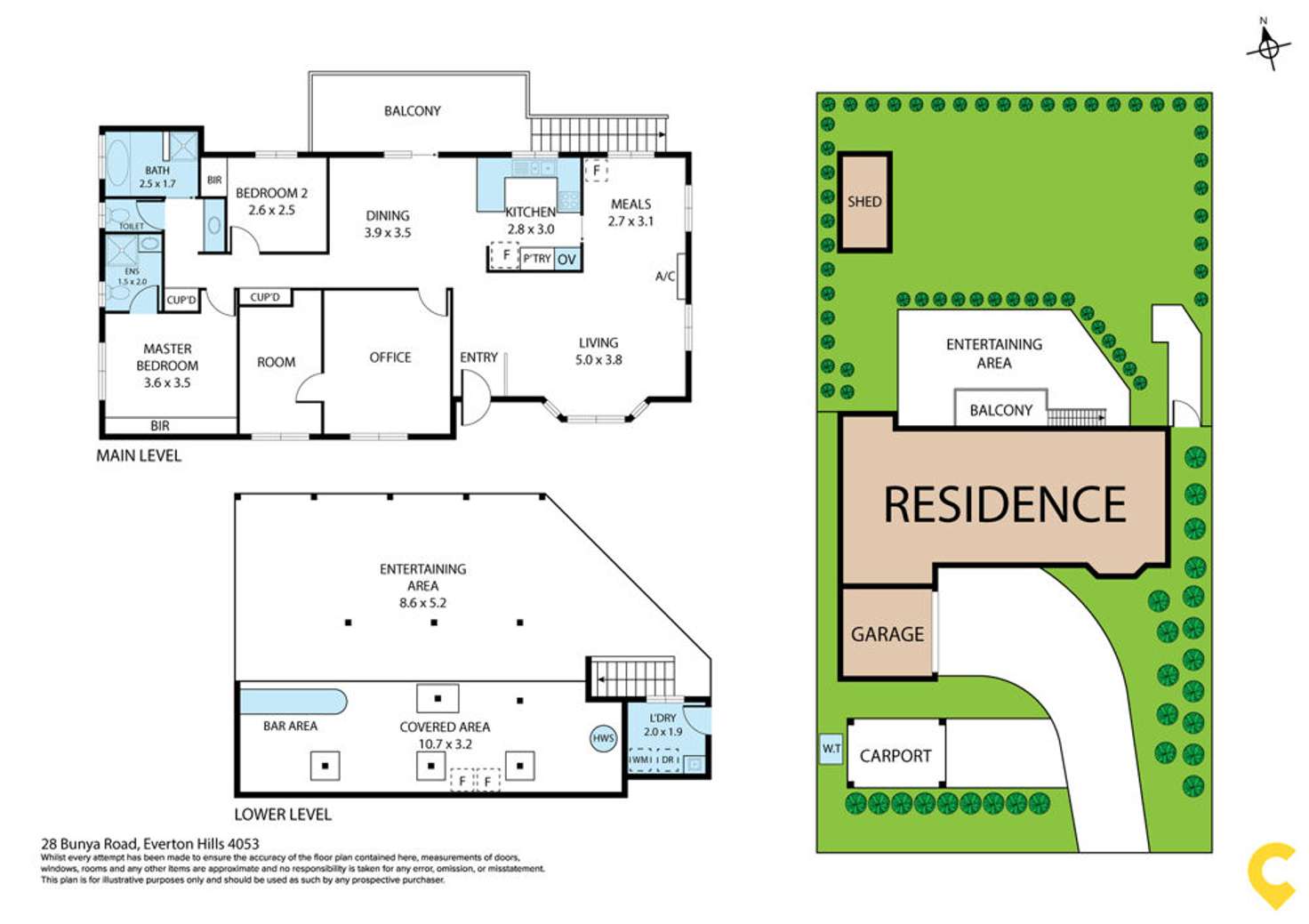 Floorplan of Homely house listing, 28 Bunya Road, Everton Hills QLD 4053