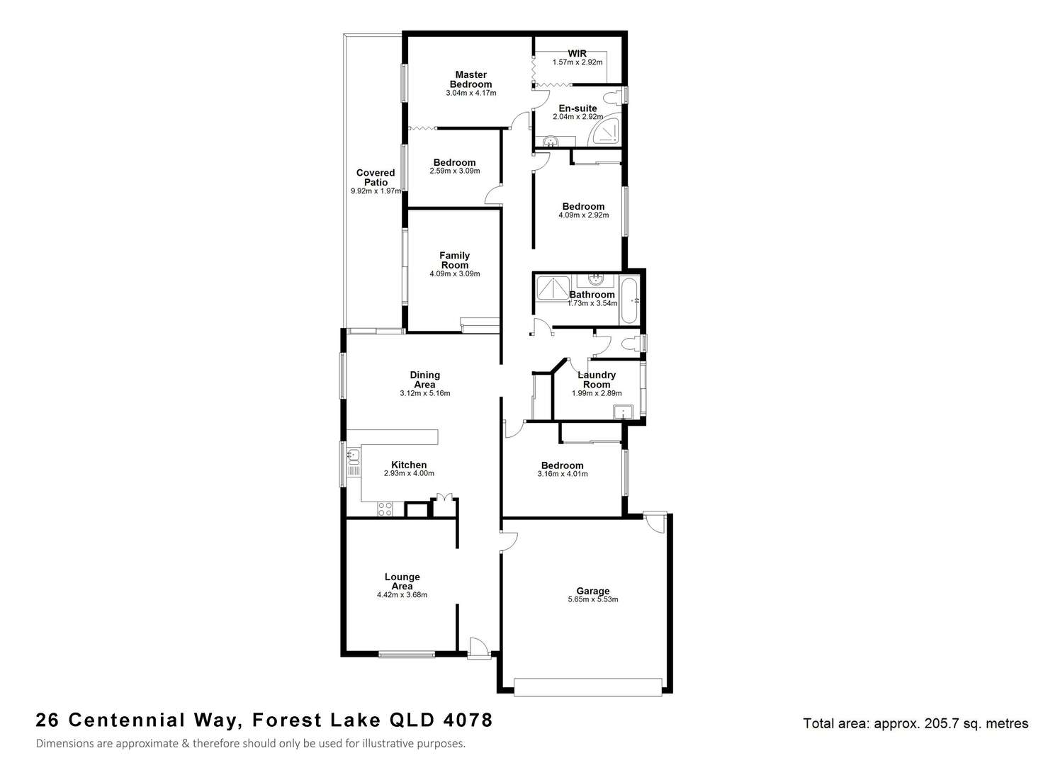 Floorplan of Homely house listing, 26 Centennial Way, Forest Lake QLD 4078