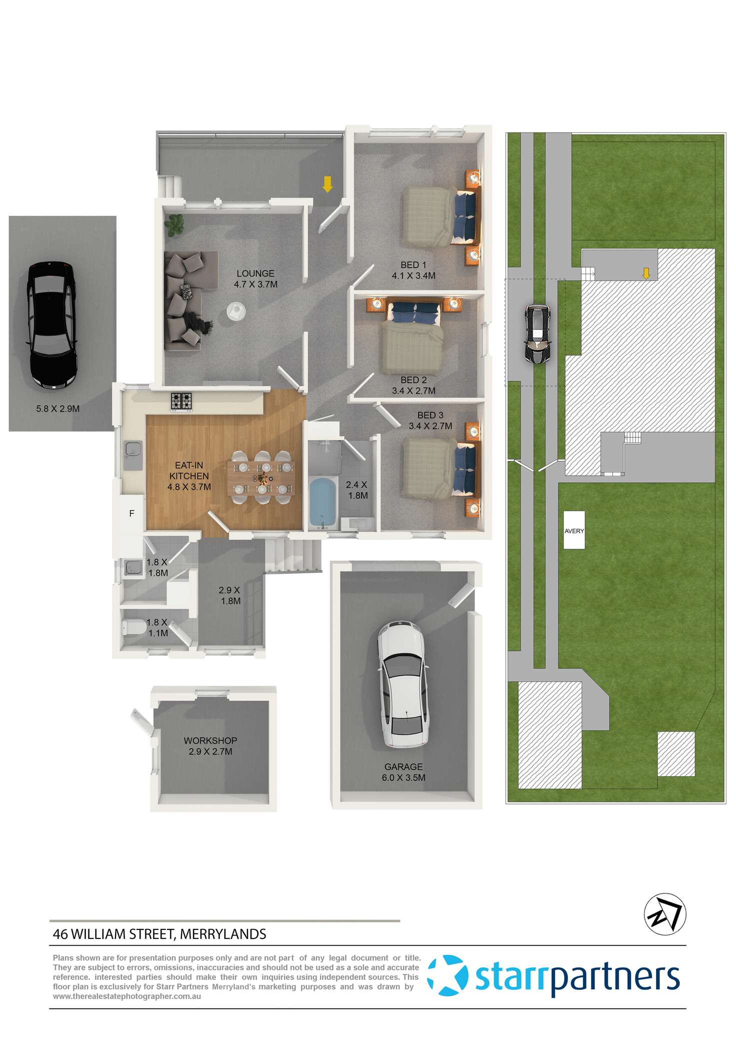 Floorplan of Homely house listing, 46 William Street, Merrylands NSW 2160