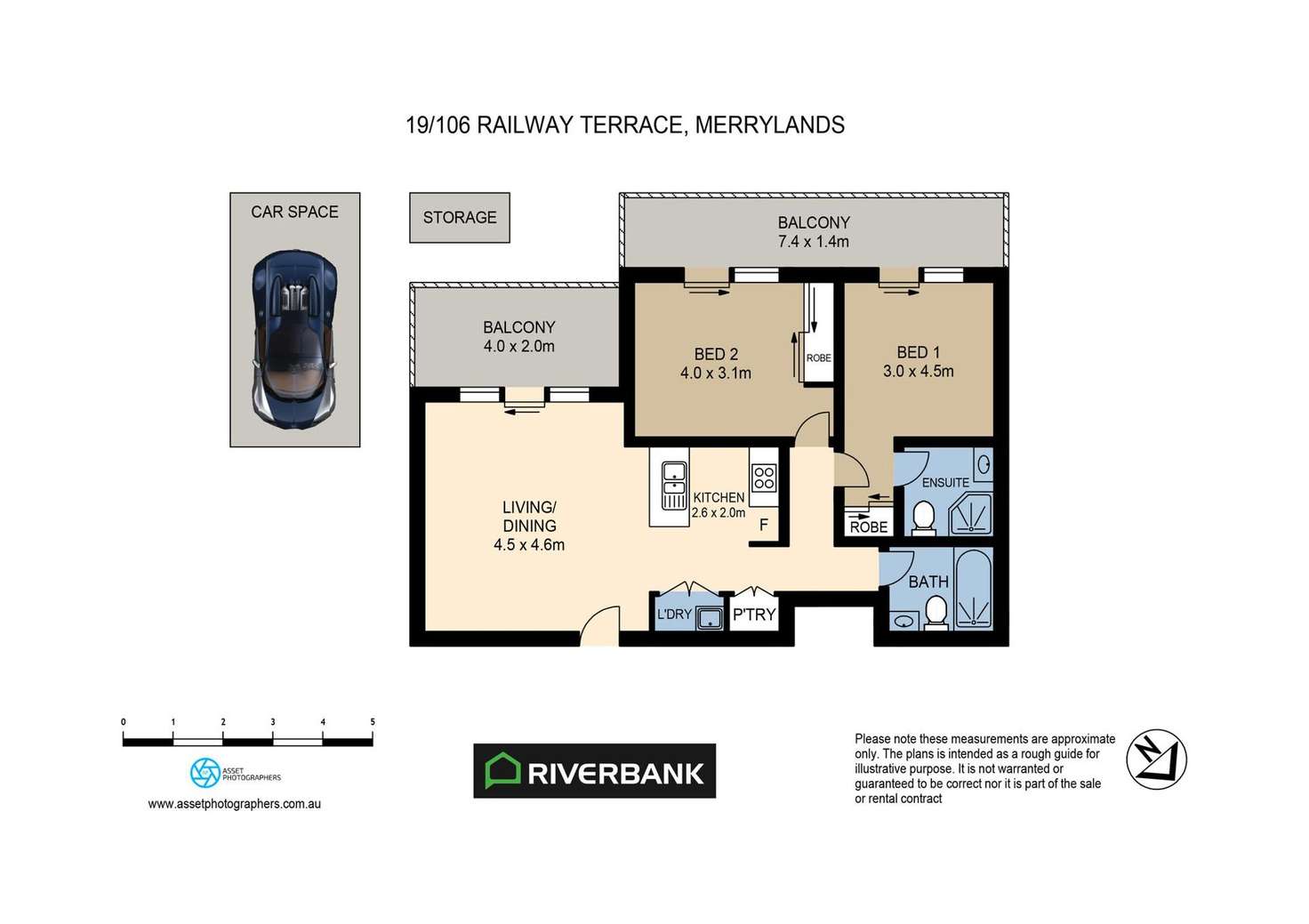 Floorplan of Homely apartment listing, 19/102-106 Railway Tce, Merrylands NSW 2160