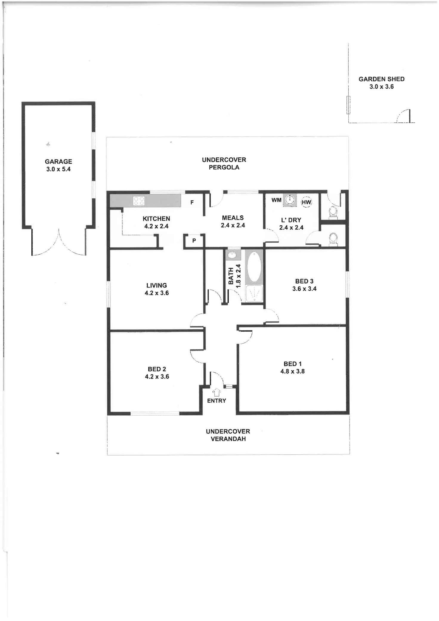 Floorplan of Homely house listing, 29 Darlington Grove, Coburg VIC 3058