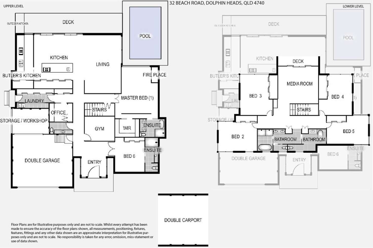 Floorplan of Homely house listing, 32 Beach Road, Dolphin Heads QLD 4740