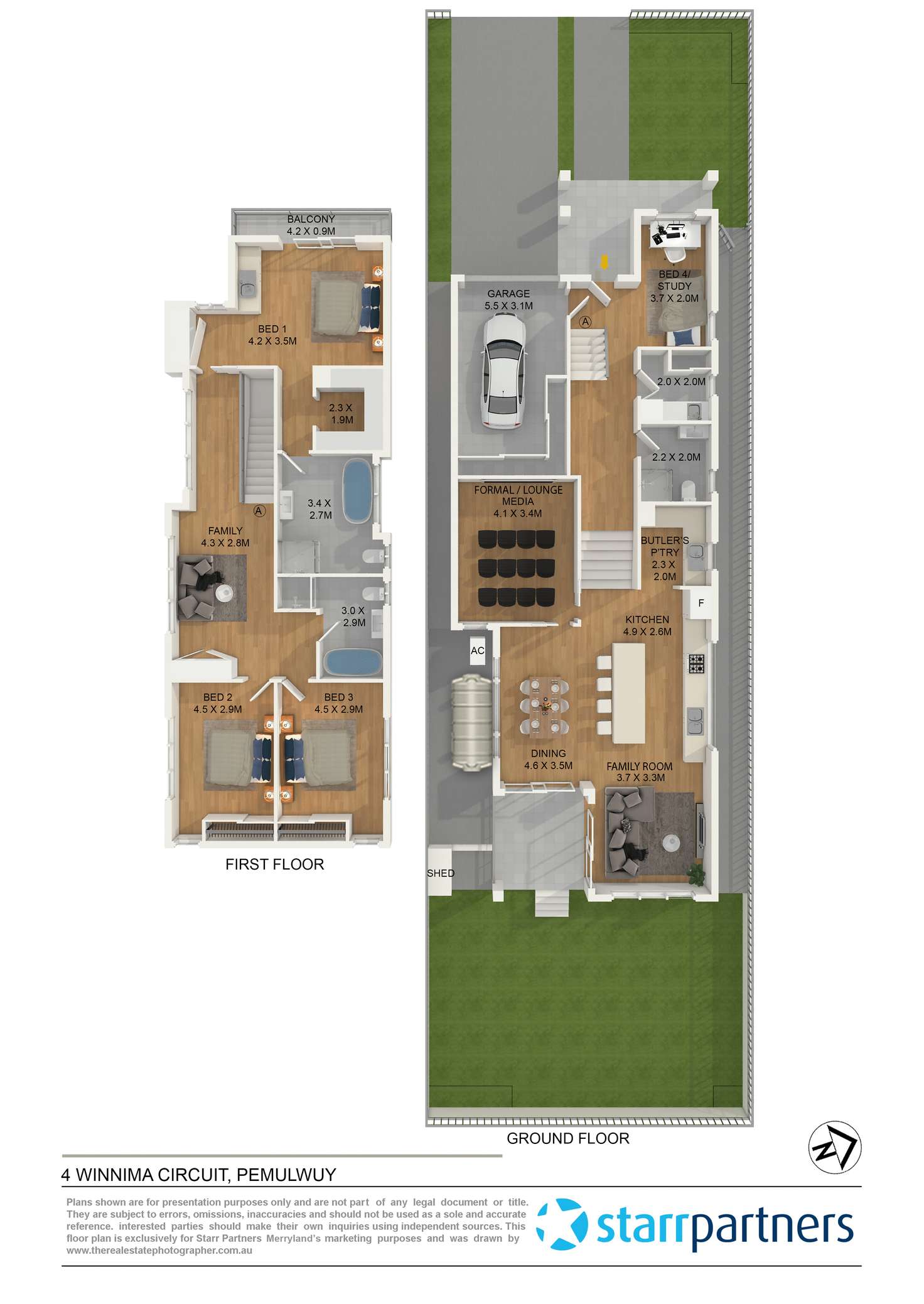 Floorplan of Homely house listing, 4 Winnima Circuit, Pemulwuy NSW 2145