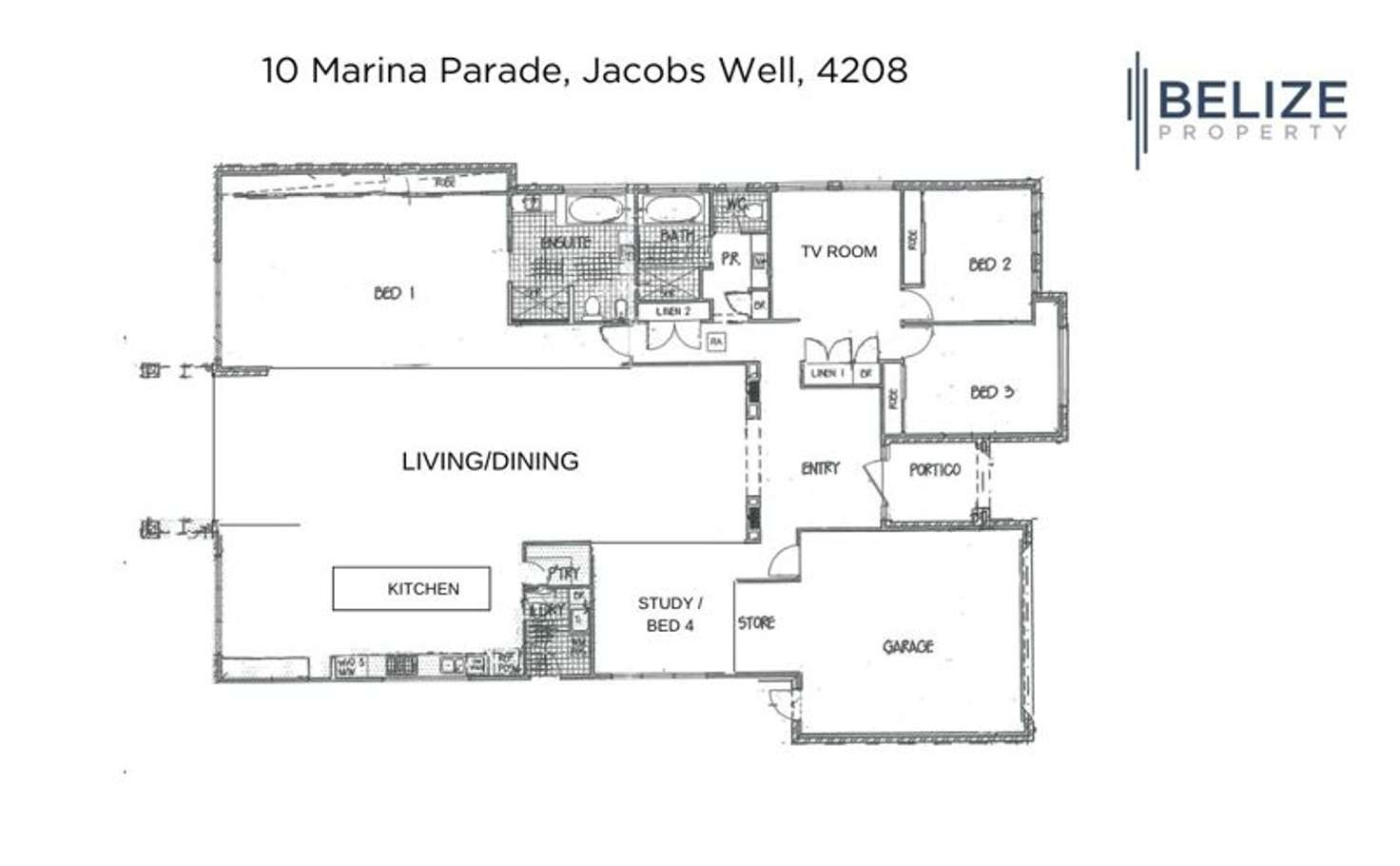 Floorplan of Homely house listing, 10 Marina Parade, Jacobs Well QLD 4208