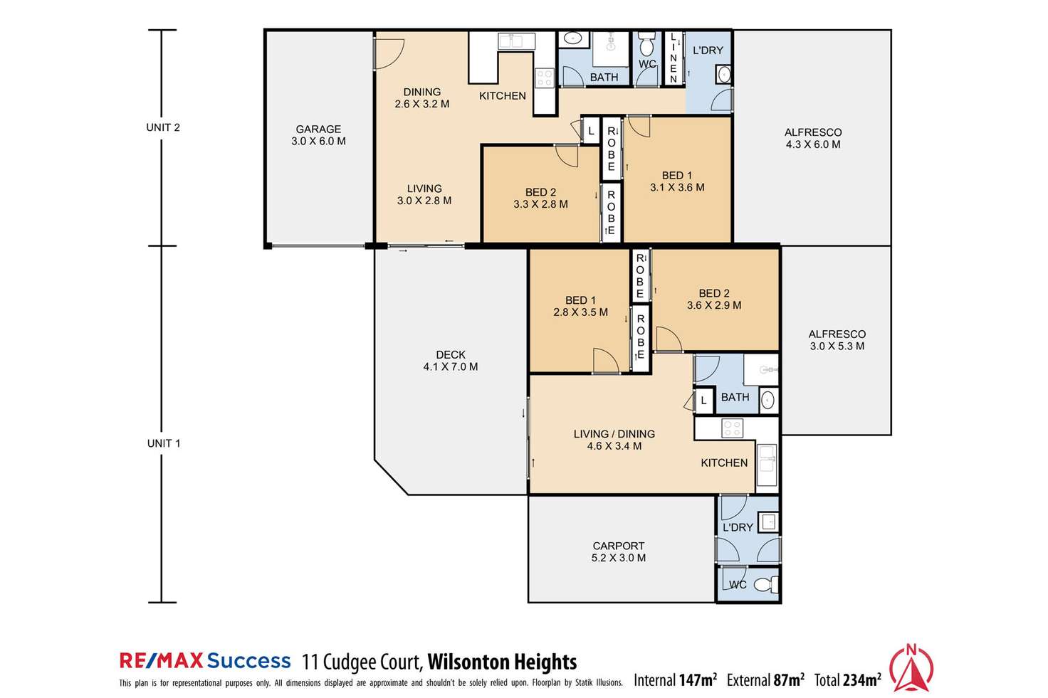 Floorplan of Homely blockOfUnits listing, 11 Cudgee Court, Wilsonton Heights QLD 4350