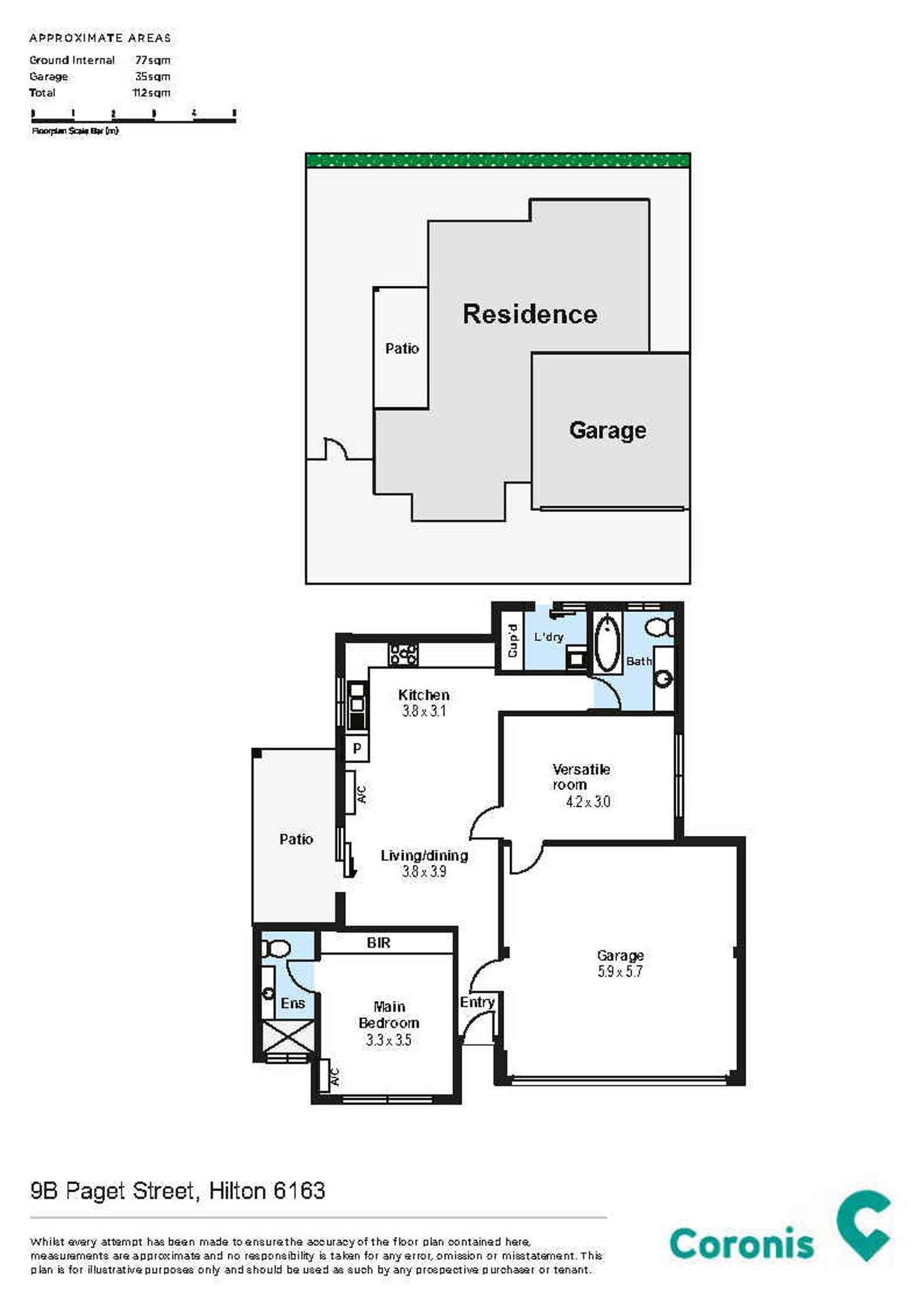Floorplan of Homely house listing, 9b Paget Street, Hilton WA 6163