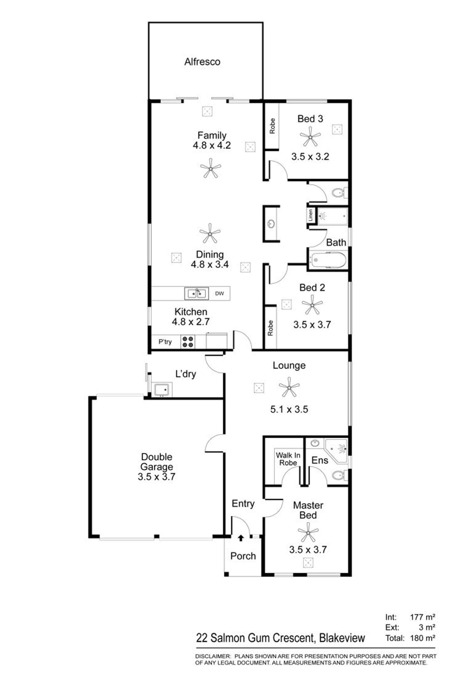 Floorplan of Homely house listing, 22 Salmon Gum Crescent, Blakeview SA 5114