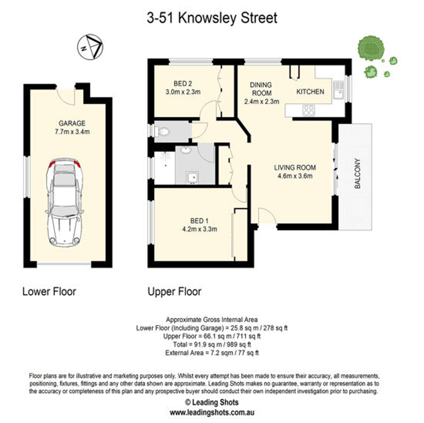 Floorplan of Homely unit listing, 3/51 KNOWSLEY STREET, Stones Corner QLD 4120