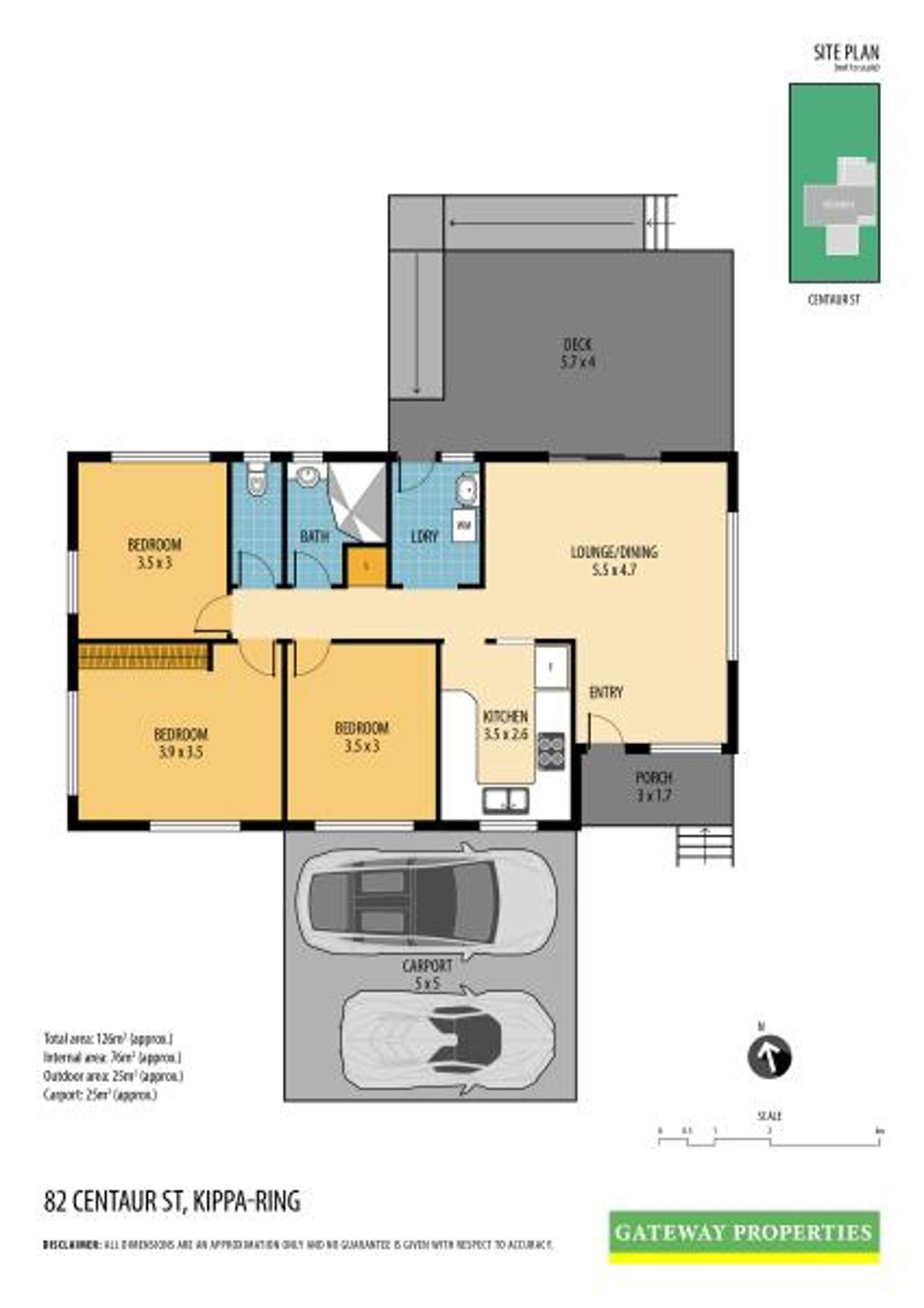 Floorplan of Homely house listing, 82 CENTAUR STREET, Redcliffe QLD 4020