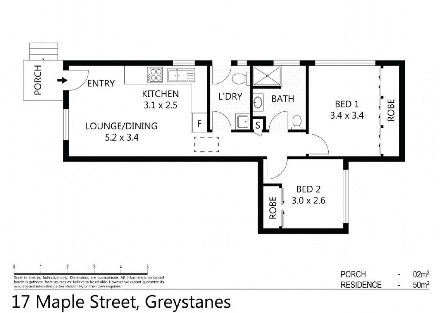 Floorplan of Homely house listing, 17a Maple Street, Greystanes NSW 2145