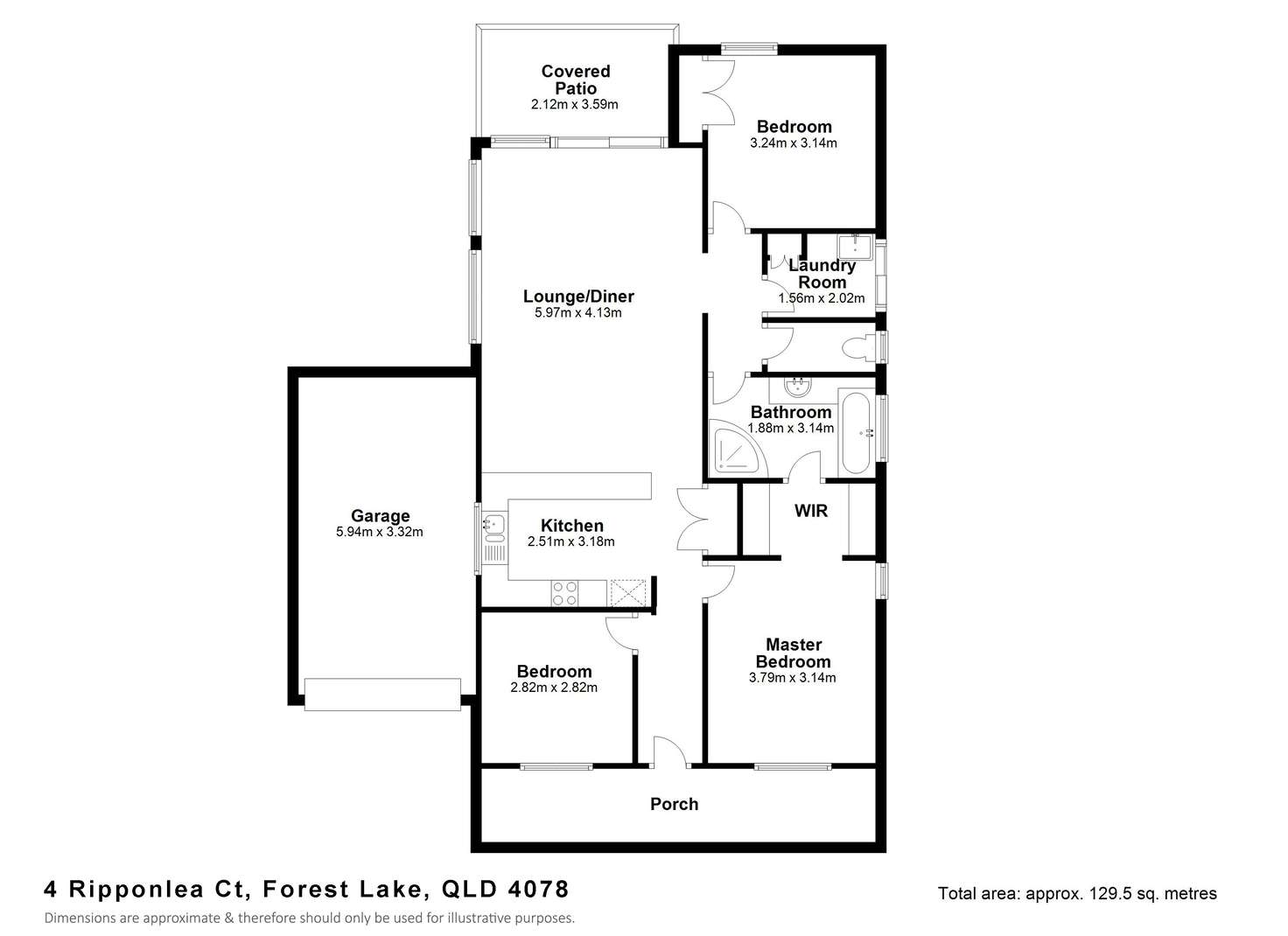Floorplan of Homely house listing, 4 Ripponlea Ct, Forest Lake QLD 4078