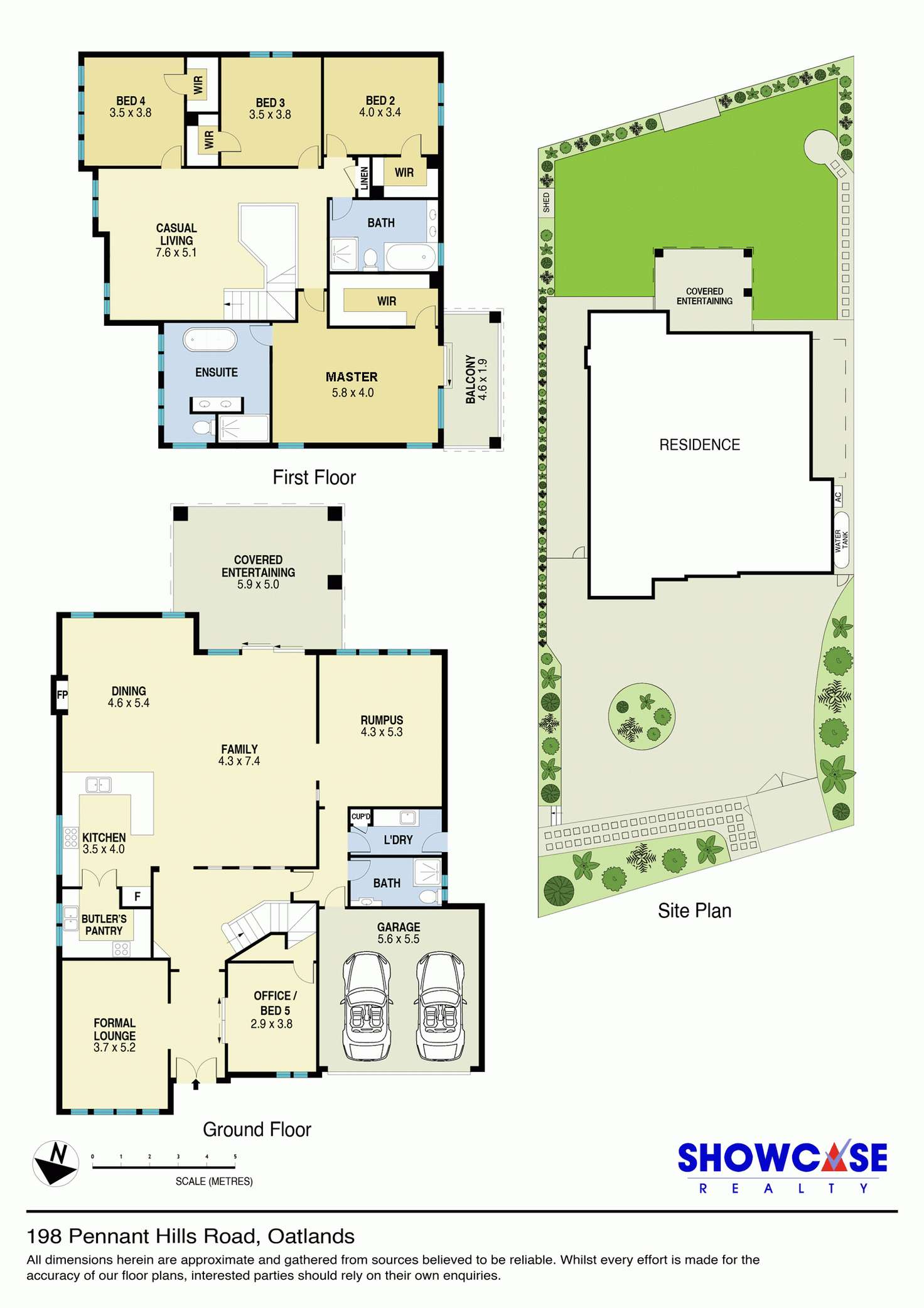 Floorplan of Homely house listing, 198 Pennant Hills Road, Oatlands NSW 2117