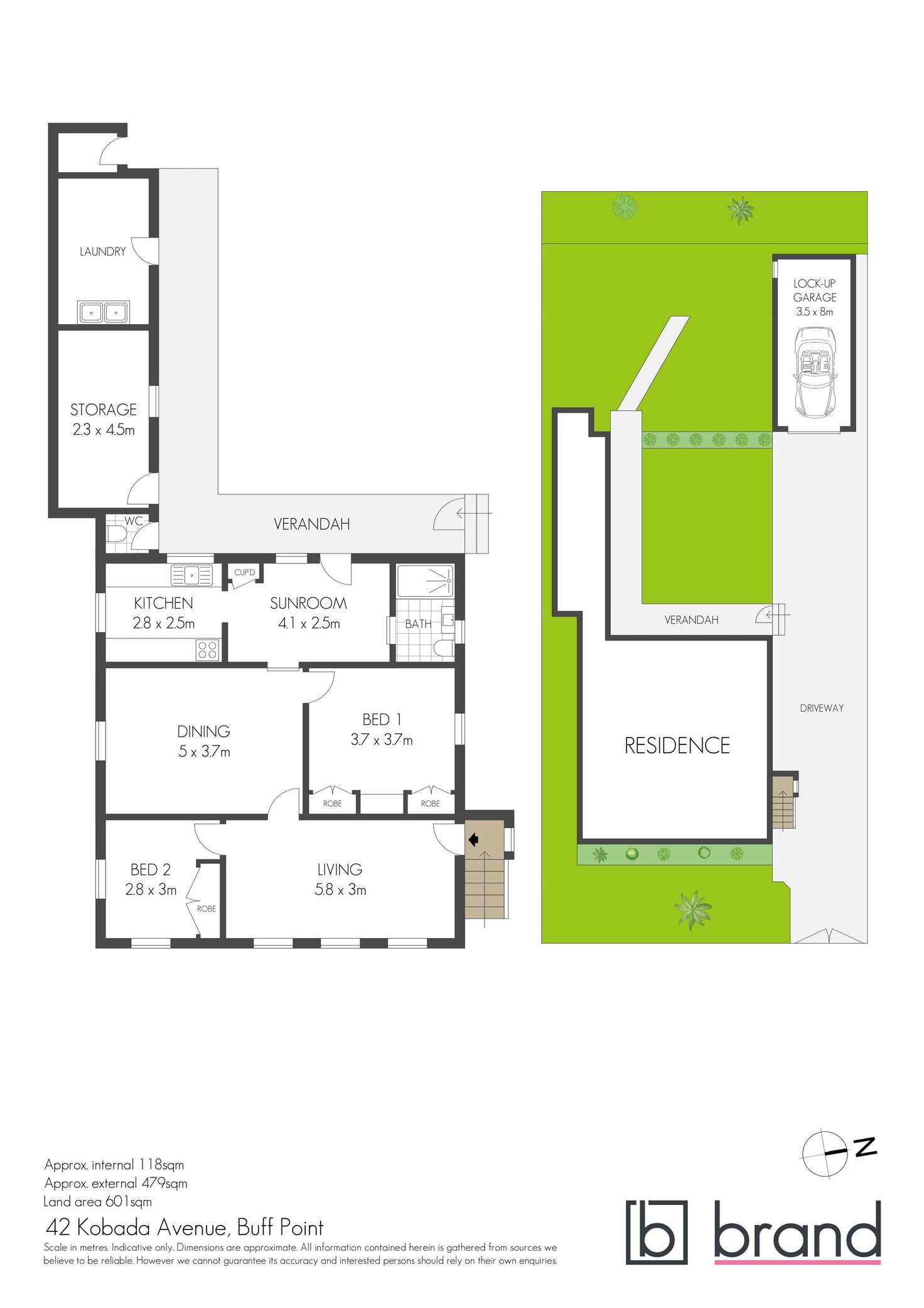 Floorplan of Homely house listing, 42 Kobada Avenue, Buff Point NSW 2262