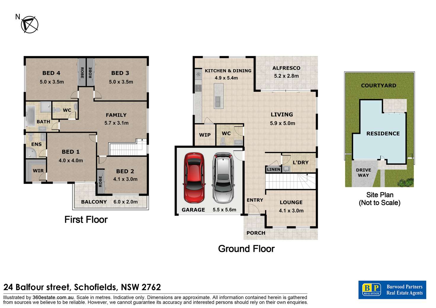 Floorplan of Homely house listing, 24 Balfour Street, Schofields NSW 2762