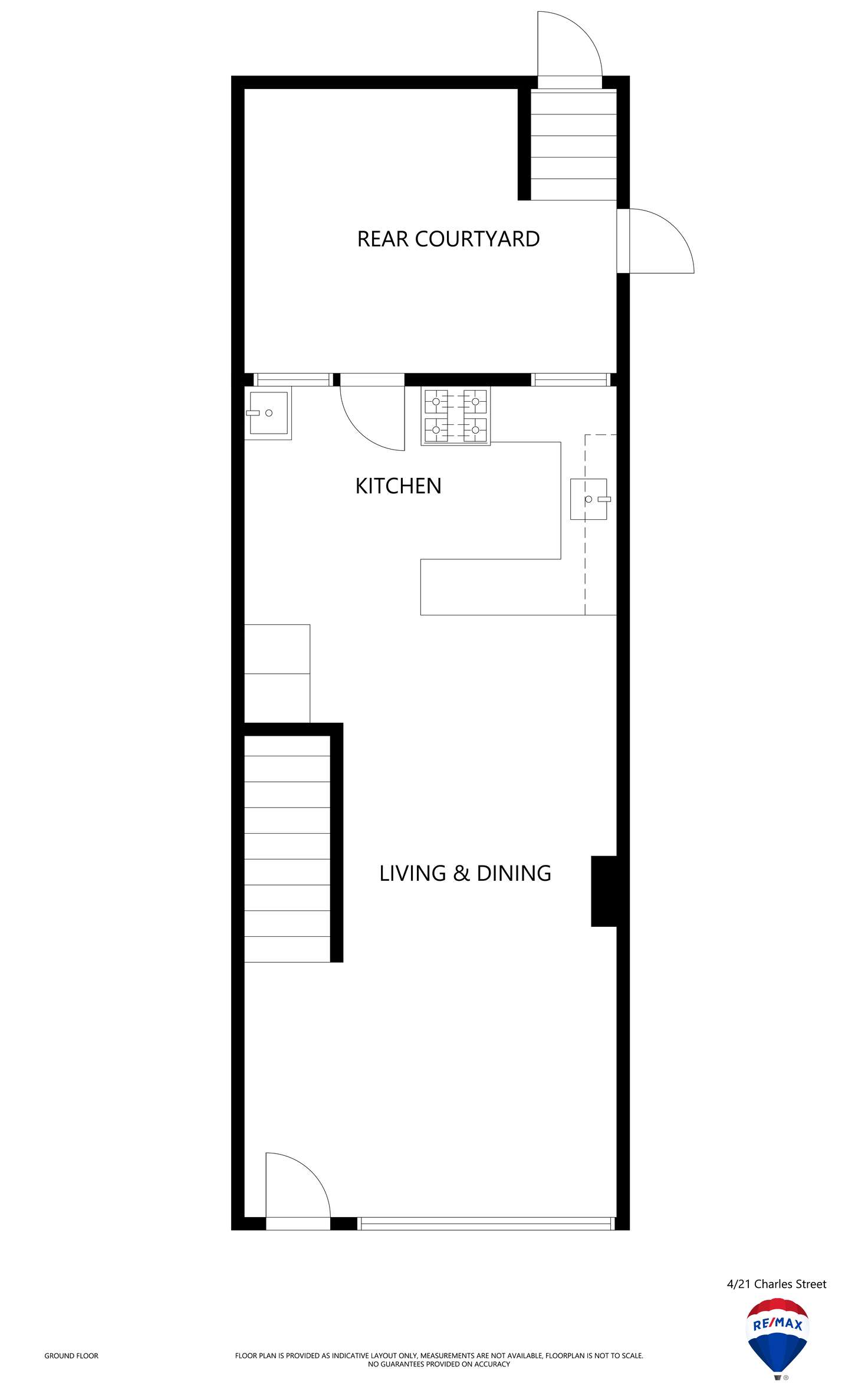 Floorplan of Homely unit listing, 4/21 Charles Street, West Gladstone QLD 4680