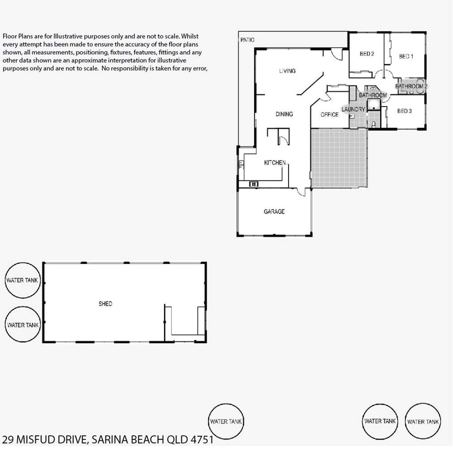 Floorplan of Homely acreageSemiRural listing, 29 Mifsud Drive, Sarina Beach QLD 4737