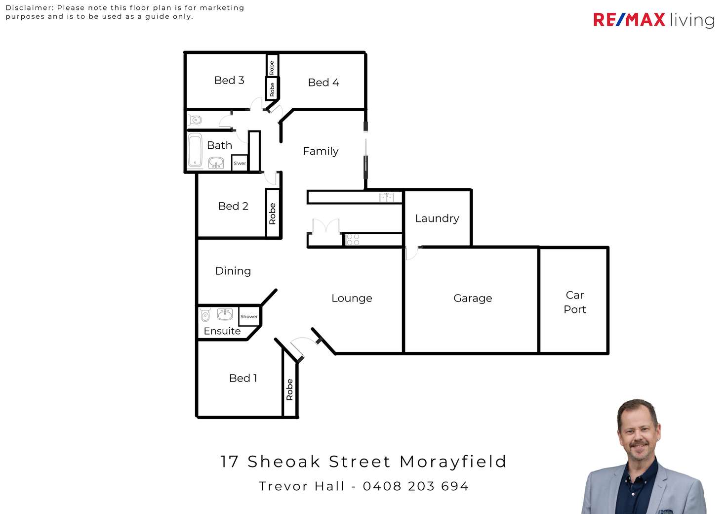 Floorplan of Homely house listing, 17 Sheoak Street, Morayfield QLD 4506