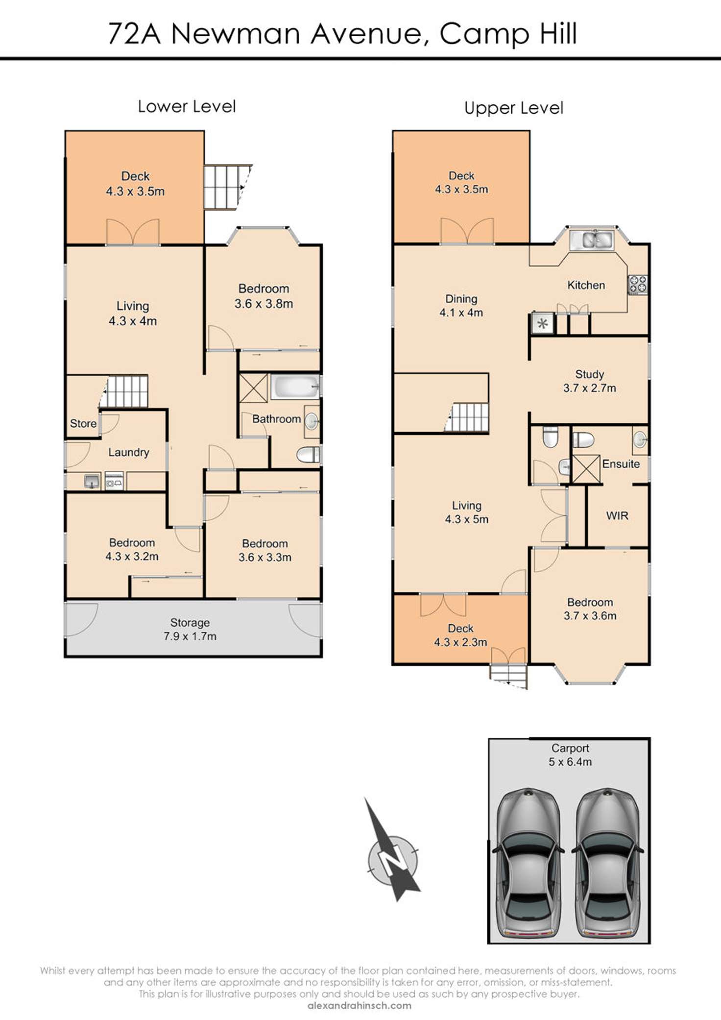 Floorplan of Homely house listing, 72A Newman Avenue, Camp Hill QLD 4152