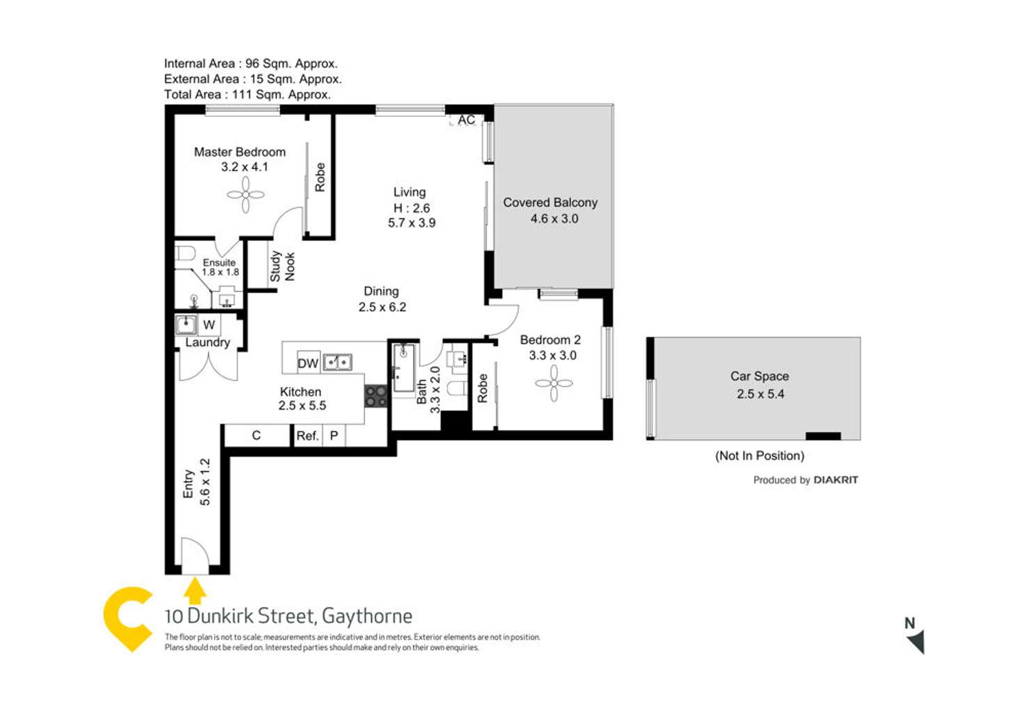 Floorplan of Homely apartment listing, 10/10 Dunkirk Street, Gaythorne QLD 4051