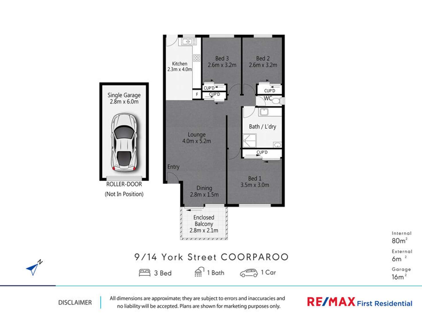 Floorplan of Homely unit listing, 9 / 14 York Street, Coorparoo QLD 4151