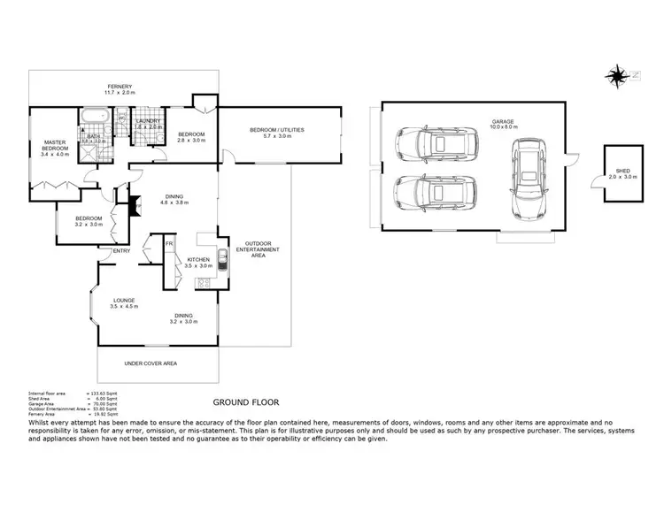 Floorplan of Homely house listing, 22 Charles Street, Crows Nest QLD 4355