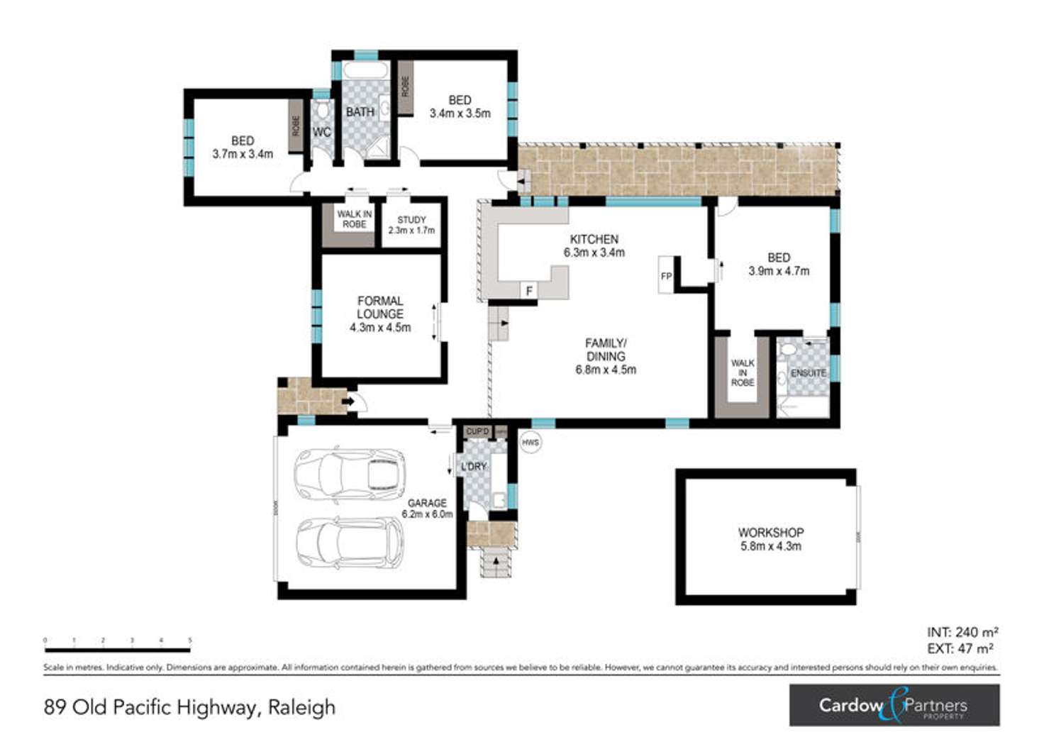 Floorplan of Homely acreageSemiRural listing, 89 Old Pacific Highway Raleigh, Urunga NSW 2455