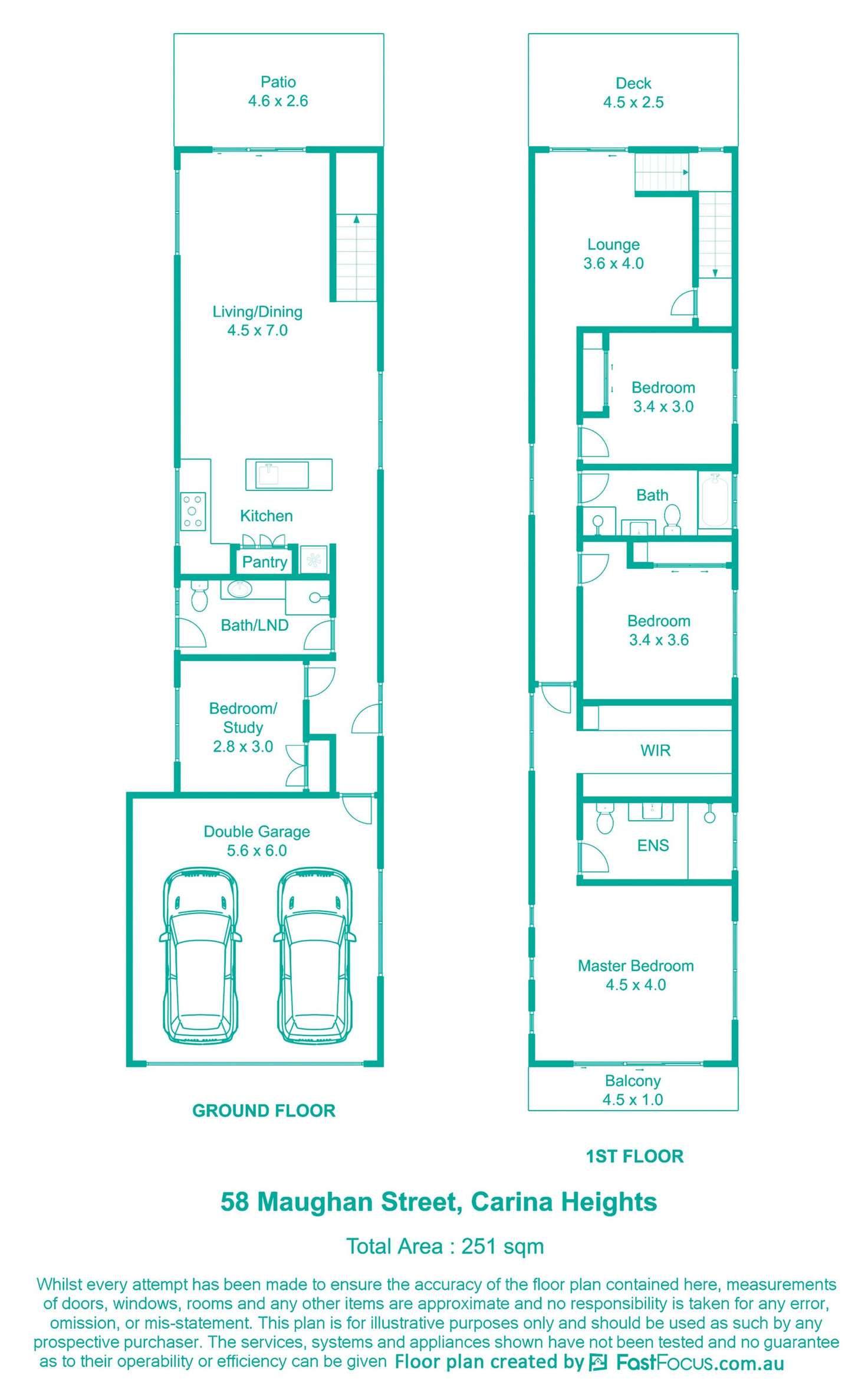 Floorplan of Homely house listing, 58 Maughan Street, Carina Heights QLD 4152