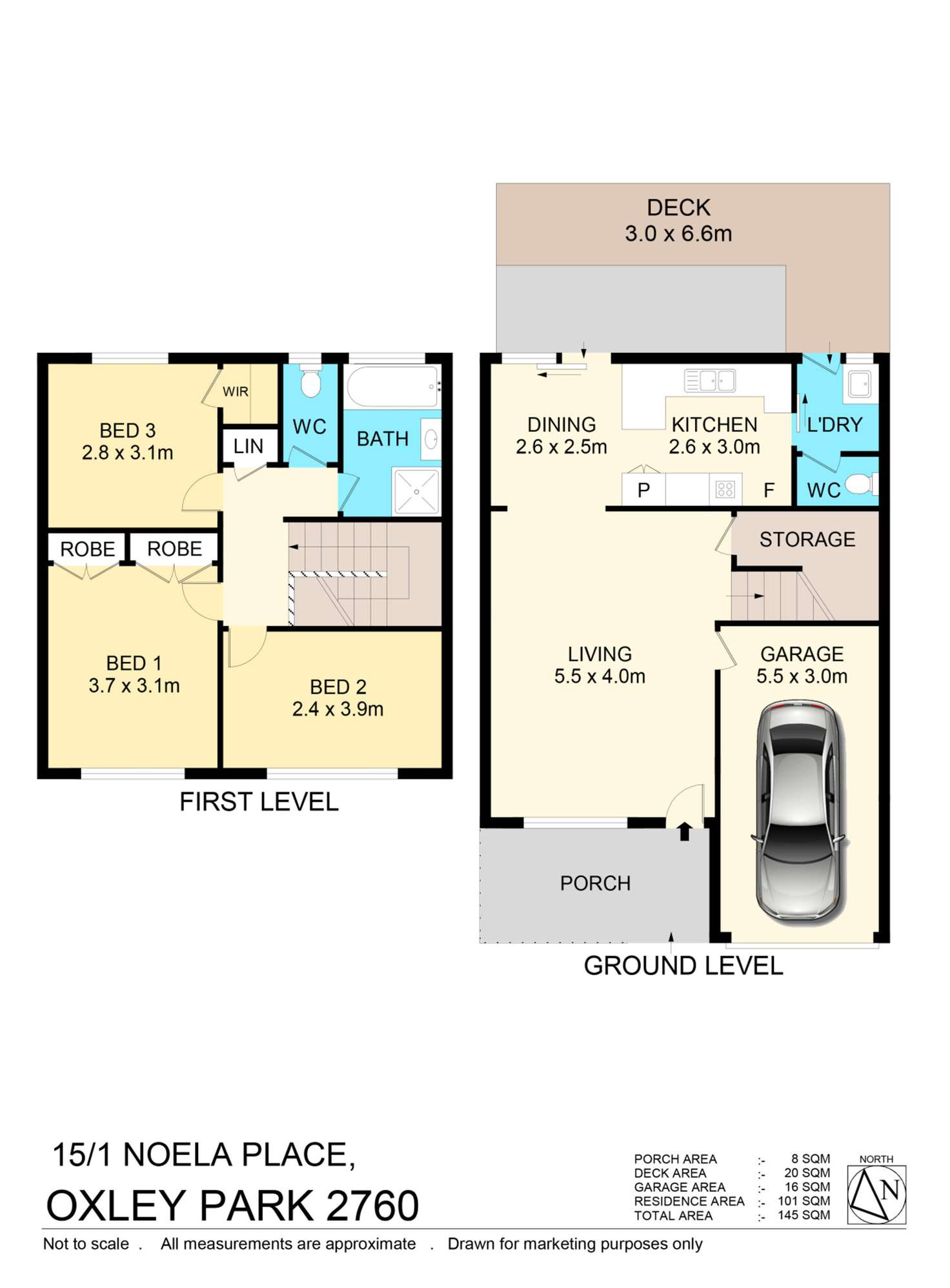 Floorplan of Homely house listing, 15/1 Noela Place, Oxley Park NSW 2760