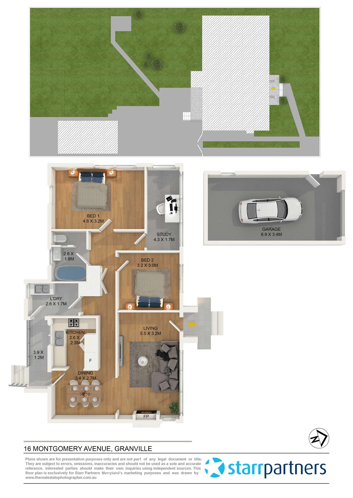 Floorplan of Homely house listing, 16 Montgomery Avenue, Granville NSW 2142