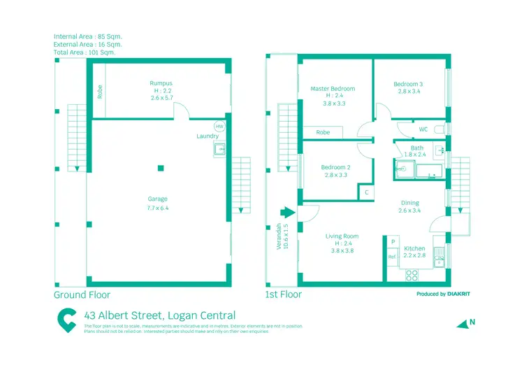 Floorplan of Homely house listing, 43 Albert Street, Logan Central QLD 4114