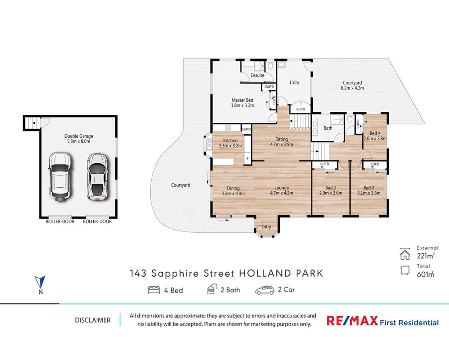 Floorplan of Homely house listing, 143 Sapphire Street, Holland Park QLD 4121
