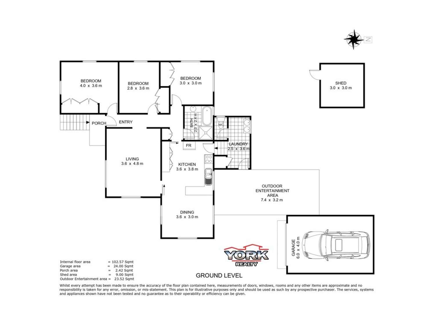 Floorplan of Homely house listing, 25 Quelch Street, Rockville QLD 4350