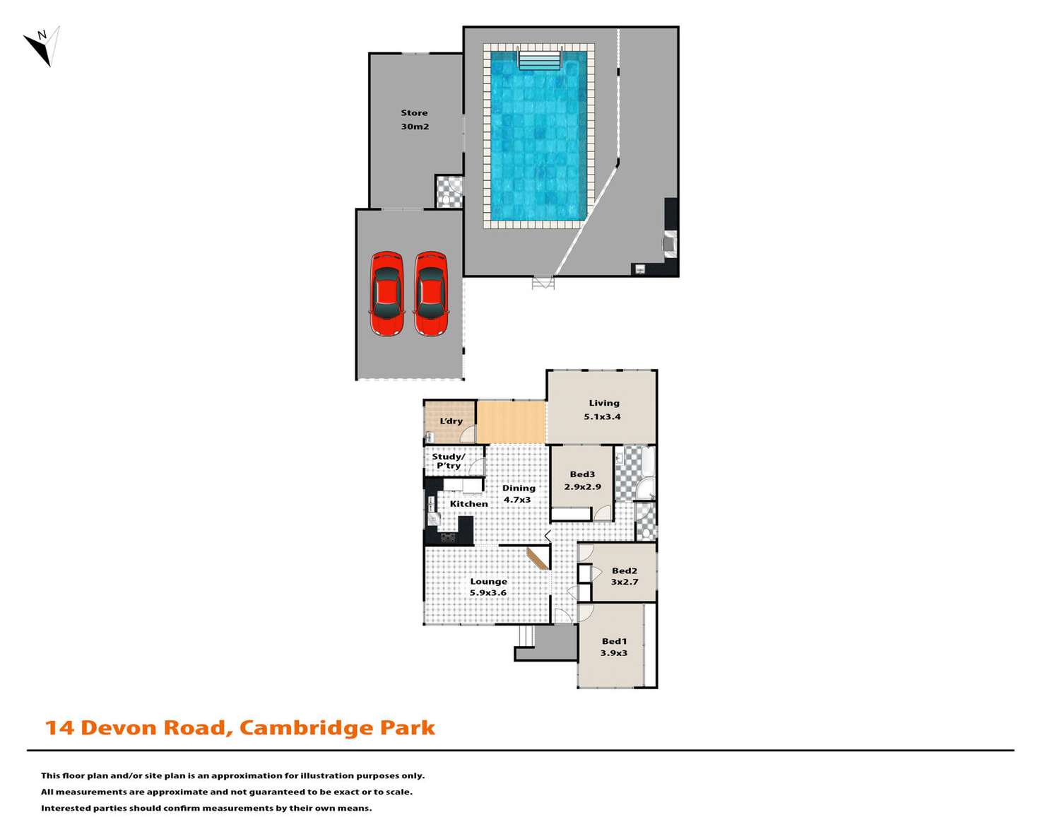Floorplan of Homely house listing, 14 Devon Road, Cambridge Park NSW 2747
