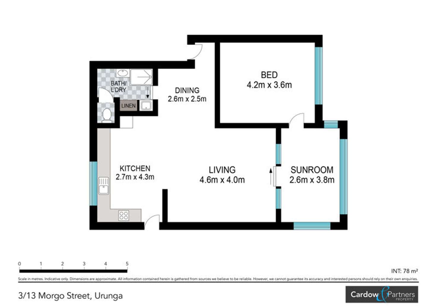 Floorplan of Homely unit listing, 3/13 Morgo Street, Urunga NSW 2455