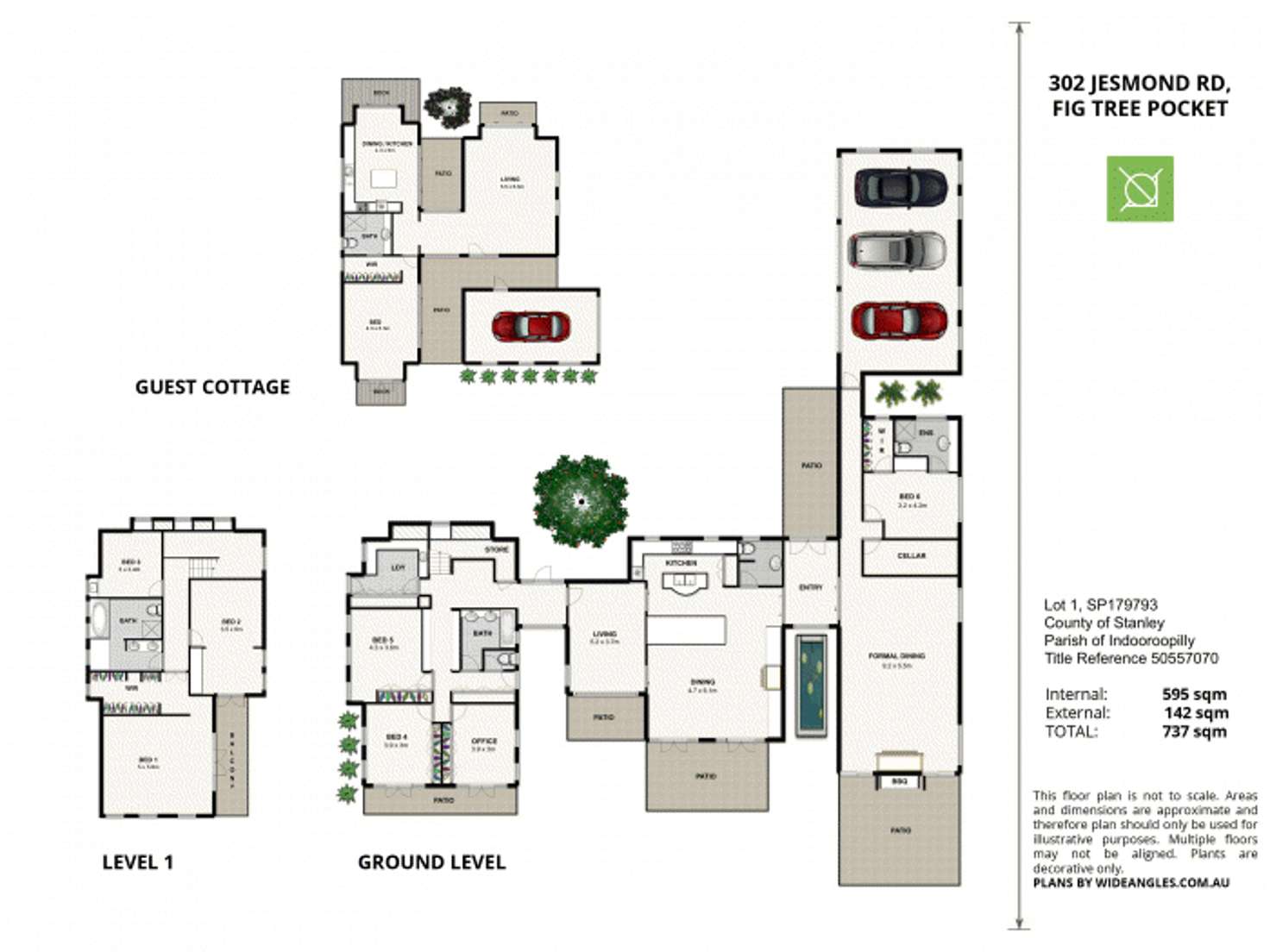 Floorplan of Homely house listing, 302 Jesmond Road, Fig Tree Pocket QLD 4069