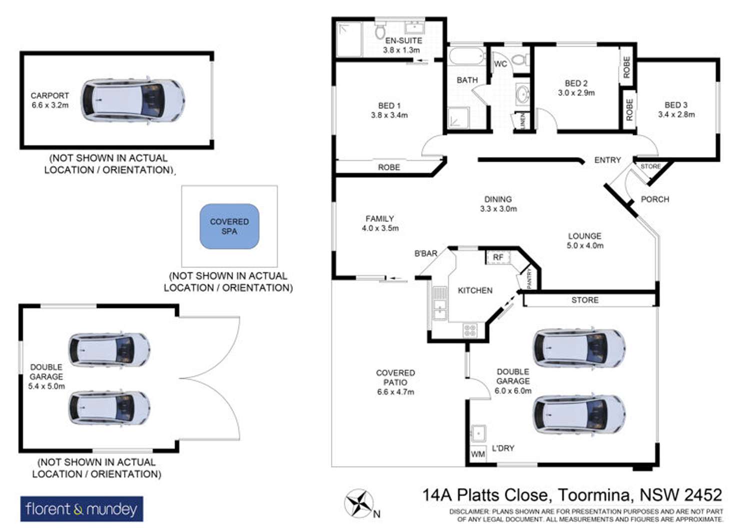 Floorplan of Homely house listing, 14A Platts Cl, Toormina NSW 2452
