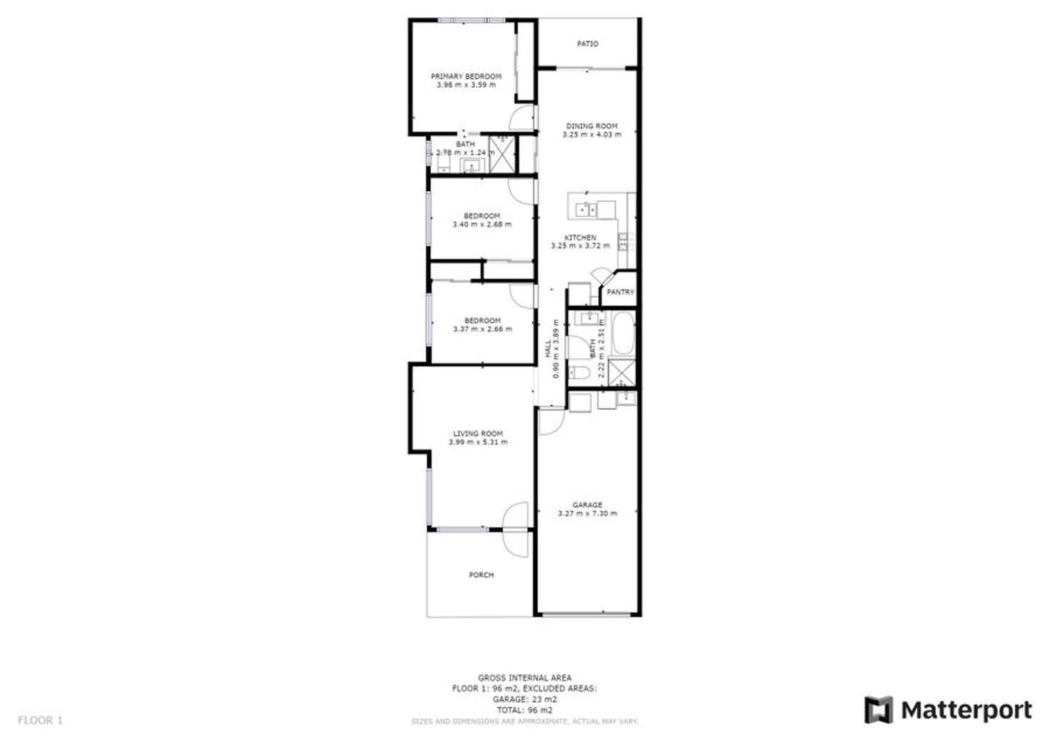 Floorplan of Homely villa listing, 8/18 Palm Trees Drive, Boambee East NSW 2452