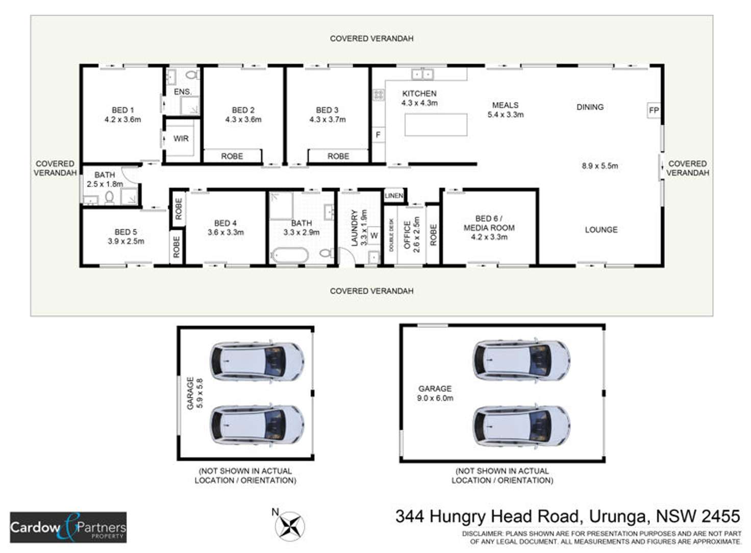 Floorplan of Homely house listing, 344 Hungry Head Road, Urunga NSW 2455