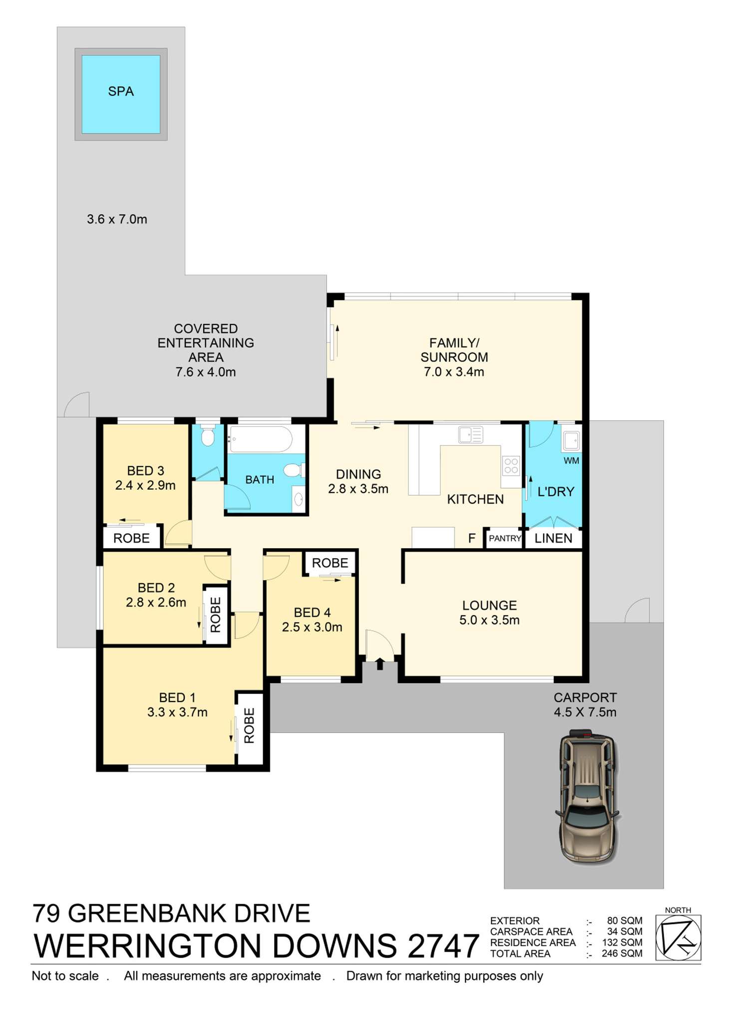 Floorplan of Homely house listing, 79 Greenbank Drive, Werrington Downs NSW 2747