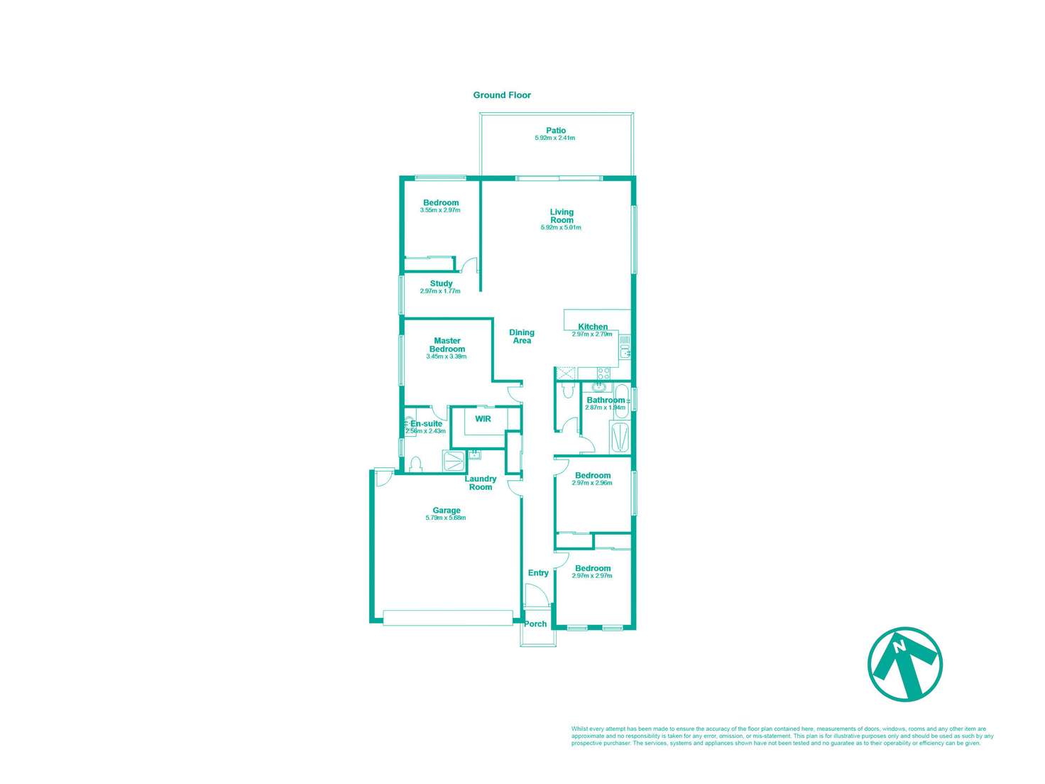 Floorplan of Homely house listing, 17 Jasmine Circuit, Ormeau QLD 4208