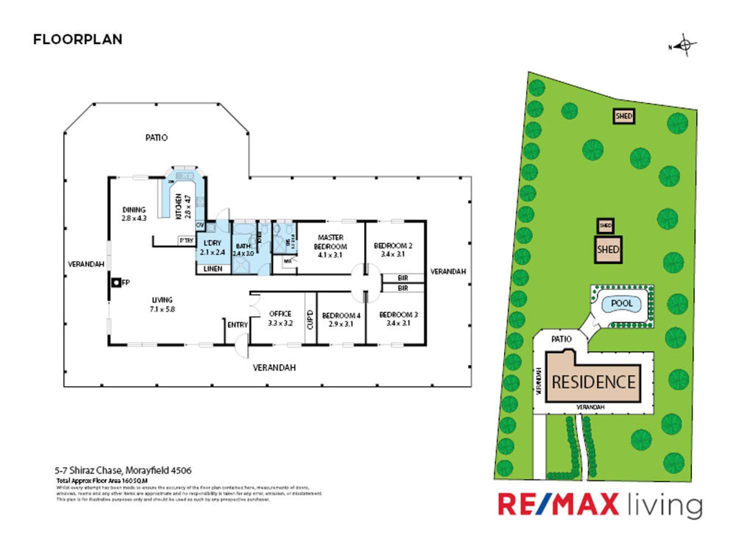Floorplan of Homely house listing, 5-7 Shiraz Chase, Morayfield QLD 4506