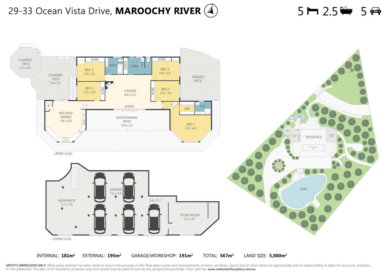 Floorplan of Homely house listing, 29-33 Ocean Vista Drive, Maroochy River QLD 4561