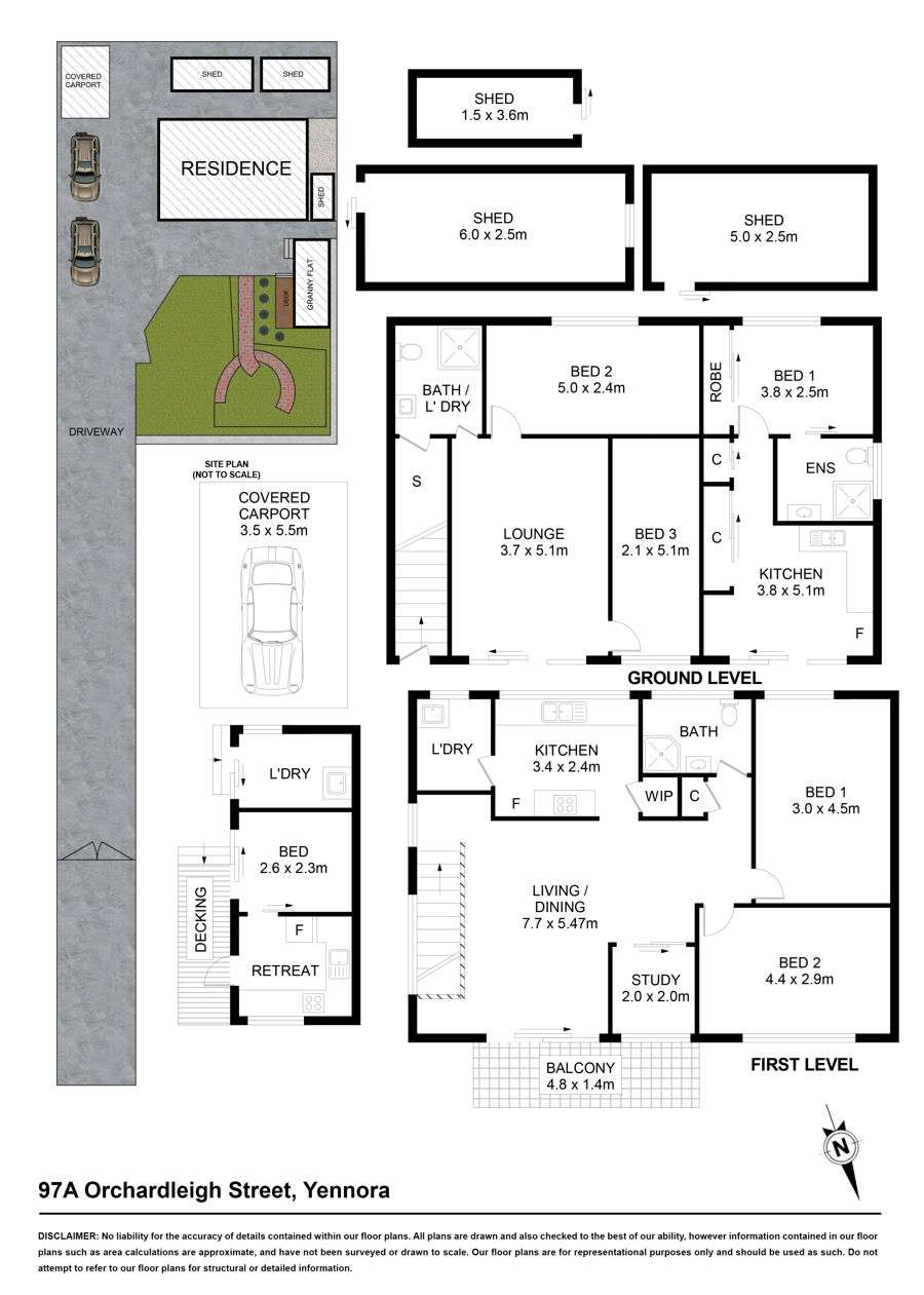 Floorplan of Homely house listing, 97A Orchardleigh Street, Yennora NSW 2161