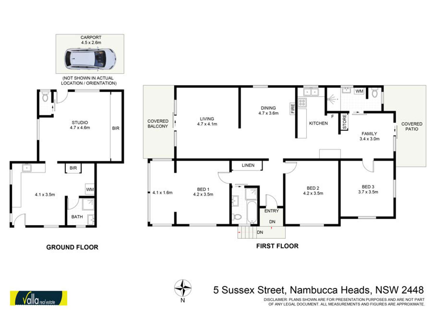 Floorplan of Homely house listing, 5 Sussex Street, Nambucca Heads NSW 2448