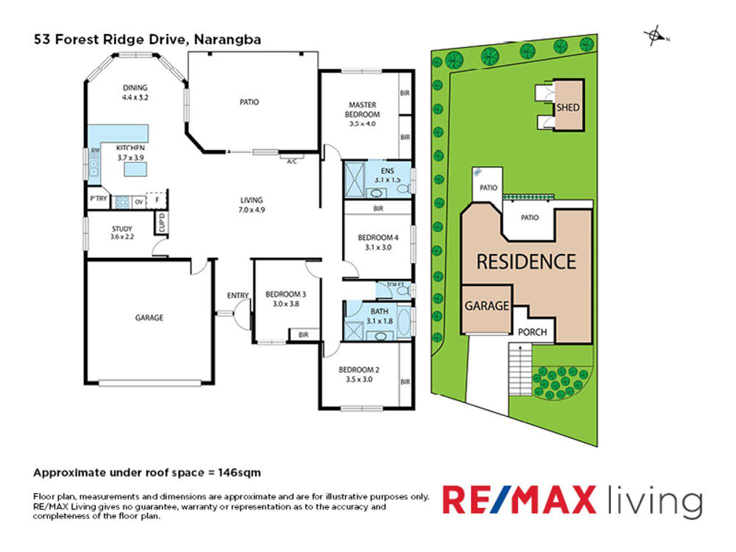 Floorplan of Homely house listing, 53 Forest Ridge Drive, Narangba QLD 4504