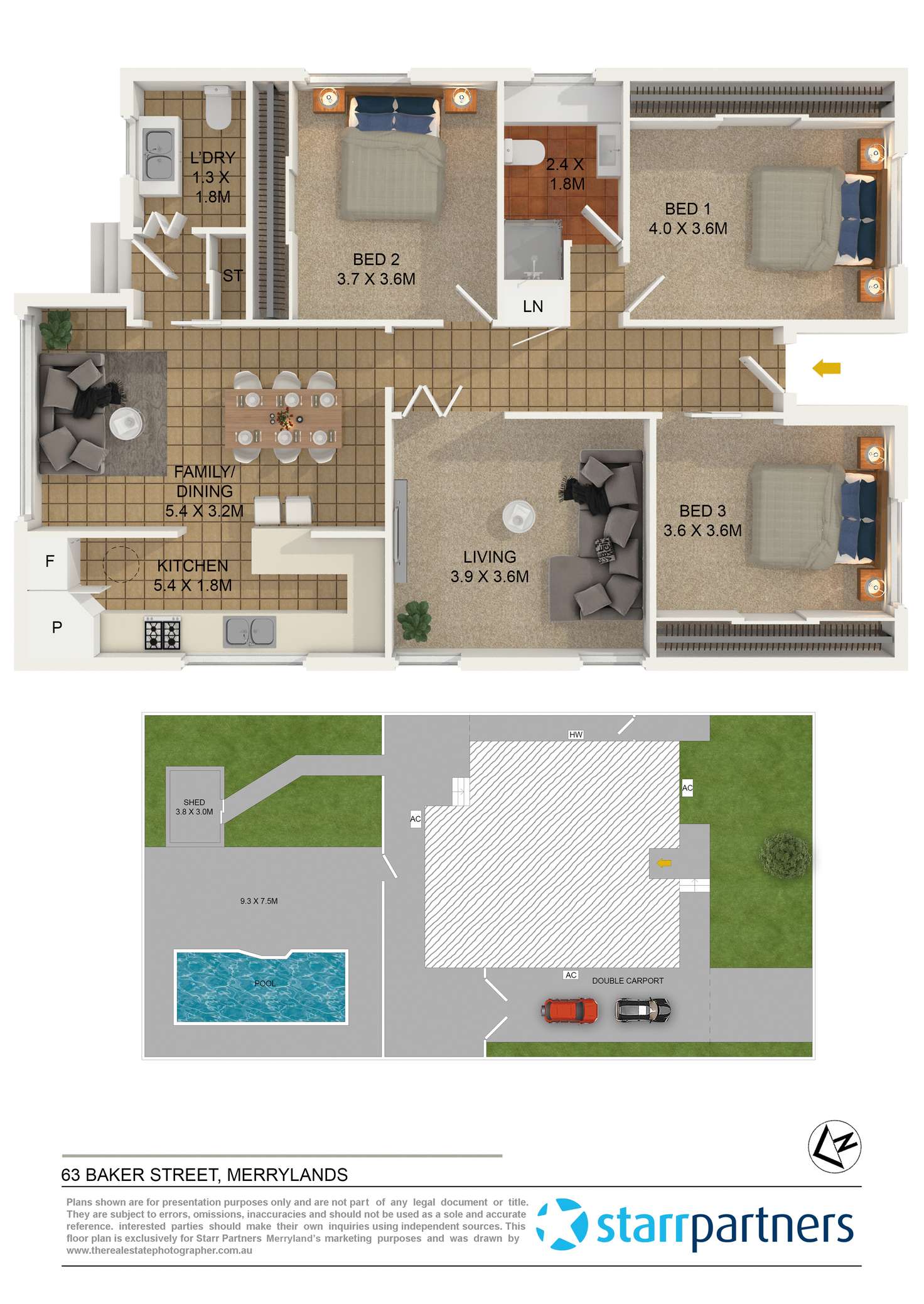 Floorplan of Homely house listing, 63 Baker Street, Merrylands NSW 2160
