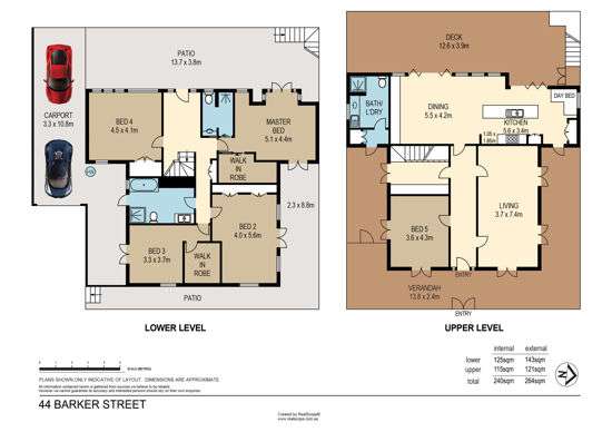 Floorplan of Homely house listing, 44 Barker Street, East Brisbane QLD 4169
