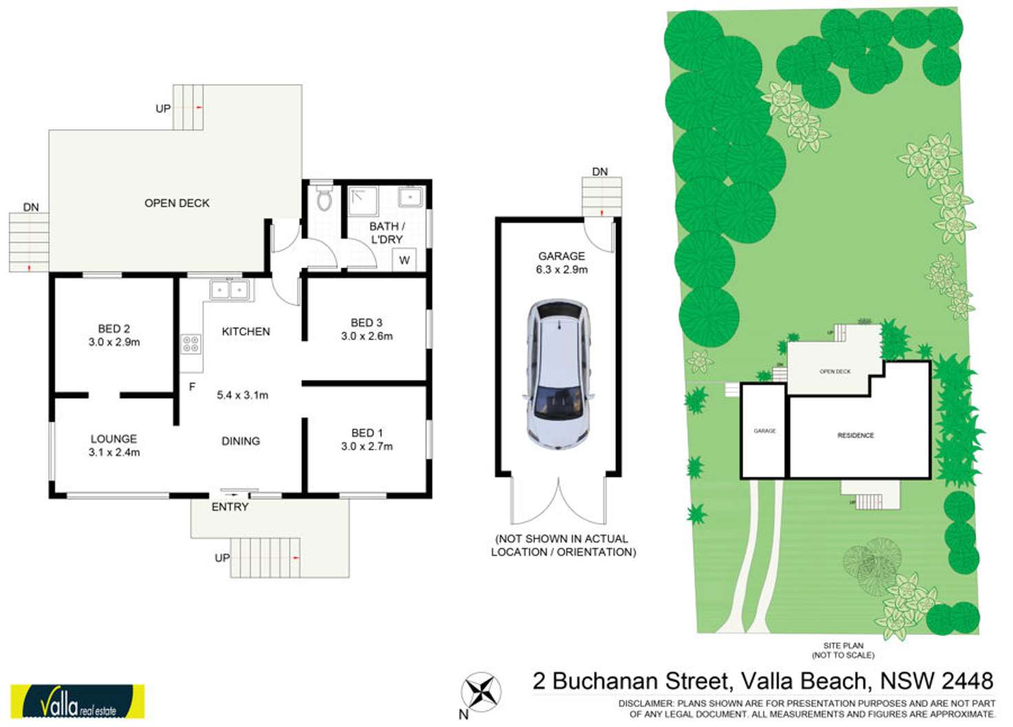 Floorplan of Homely house listing, 2 Buchanan Street, Valla Beach NSW 2448
